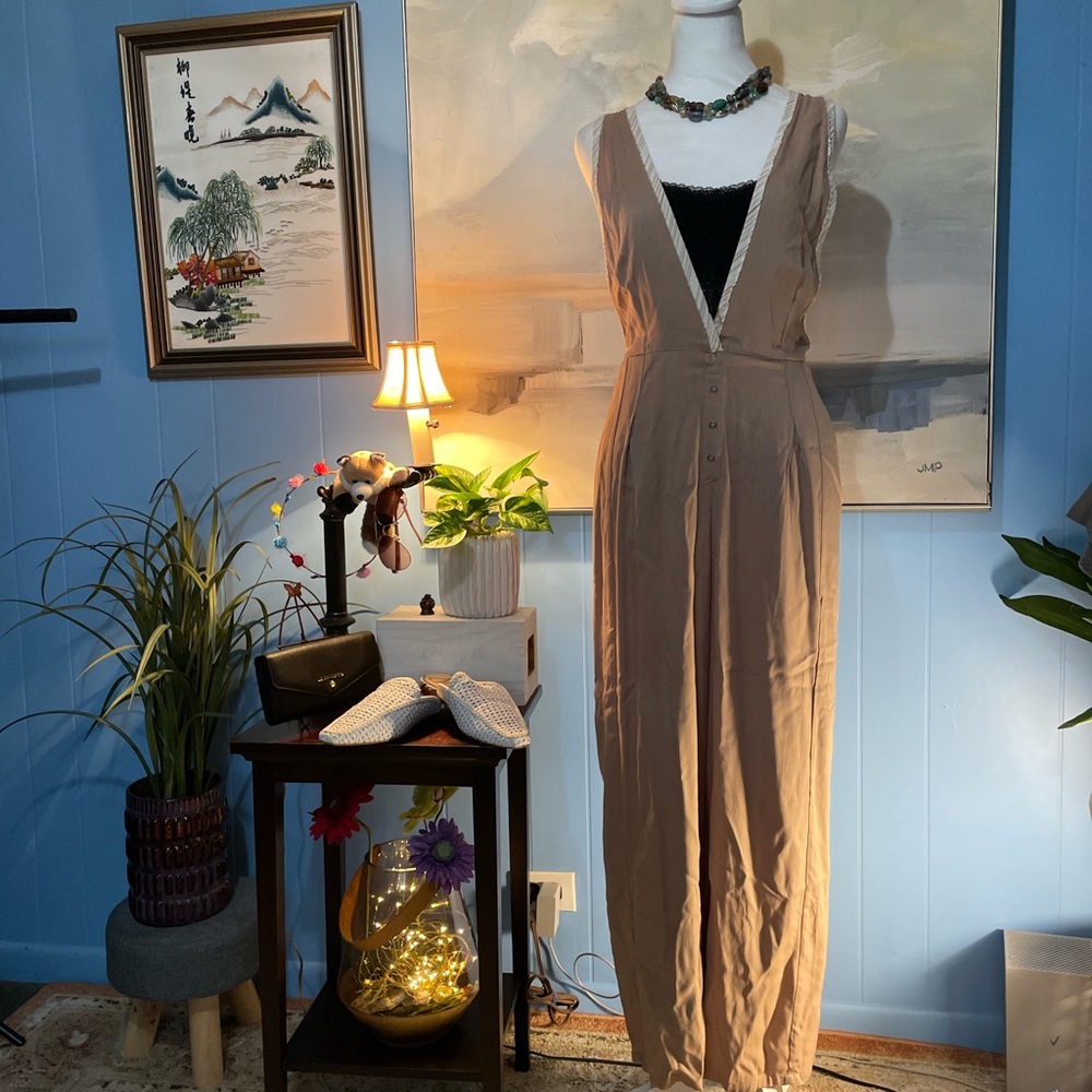 Hem & Thread Tan Top
